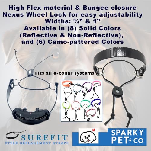 Sparky Pet Co - Surefit ECollar Replacement Strap Bungee Dog Collar Waterproof - Image 5