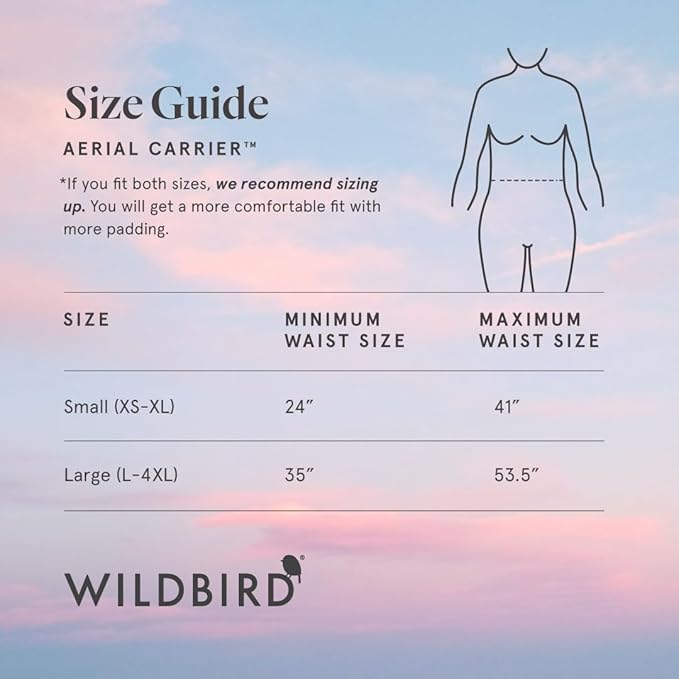 WildBird - Aerial Buckle Carrier - 2-24 Months - Standard Raven - Front or Back - Image 3