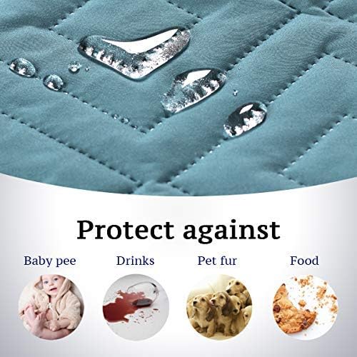 H.VERSAILTEX Reversible Sofa Slipcover Furniture Protector Water Resistant 2" - Image 3