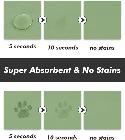 Absorbent Dog Food Mat-Dog Mat for Food and Water Bowl, Quick Dry Pet Food Mat - Image 2