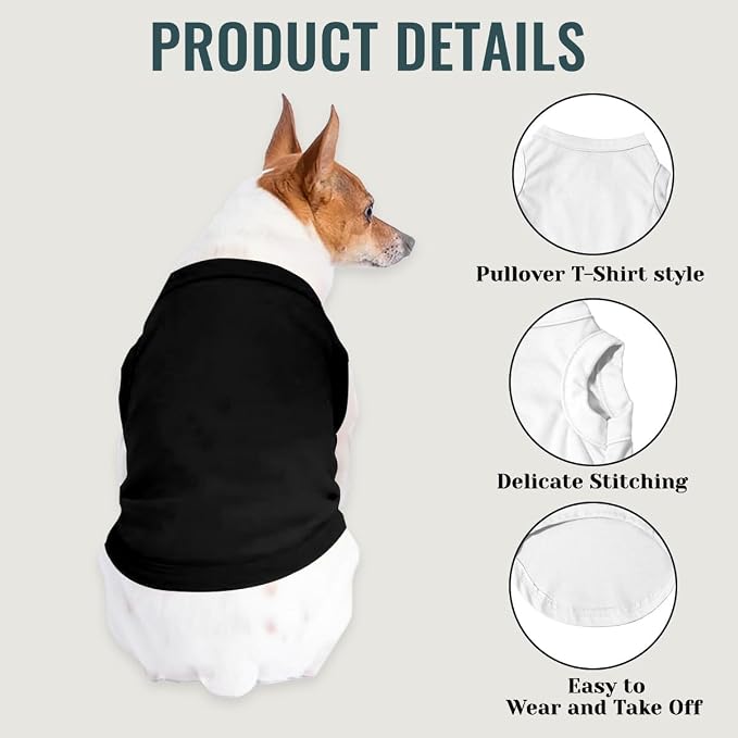 Customized Dog Shirt for Small Medium Large Dogs Personalized - Image 3