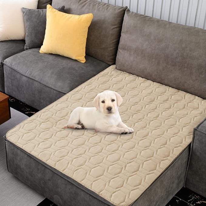 Waterproof and Non-Slip Dog Bed Cover and Pet Blanket Sofa Pet Bed Mat ，car by TcksstexFauxFurDogBedCover