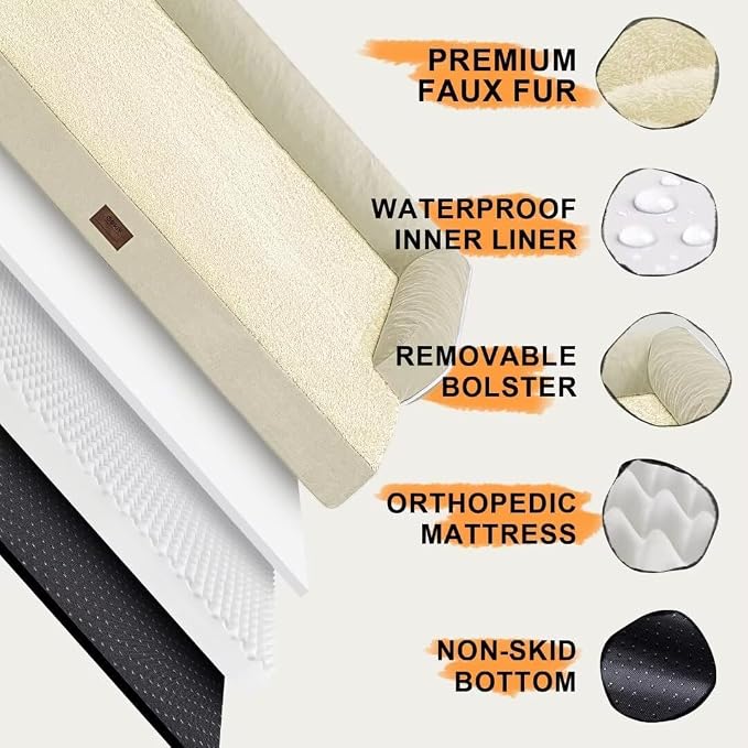Small Dog Bed Waterproof Orthopedic Dog Beds - Image 5