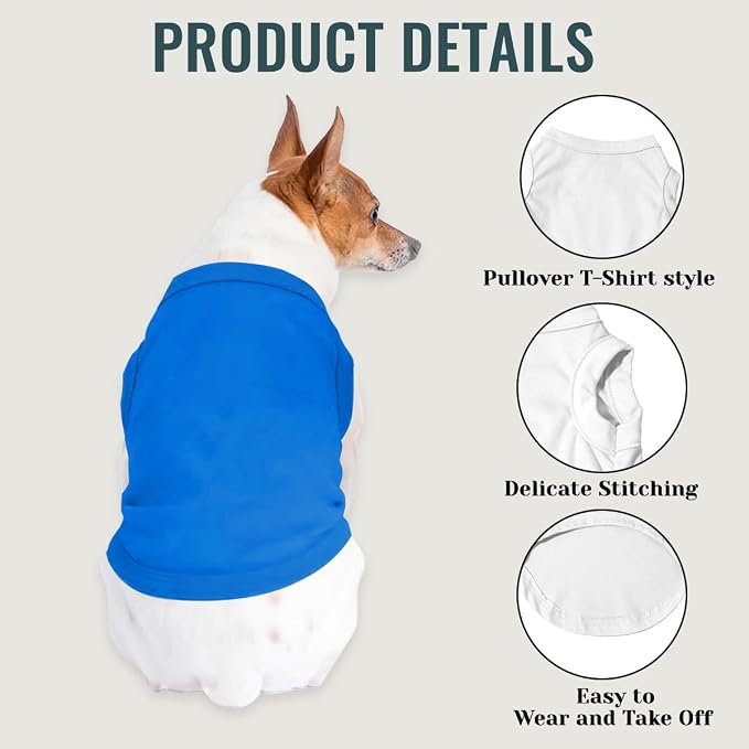 Custom Dog Clothes Shirts for Small Large Dogs Breathable Pet Shirt Customized - Image 4
