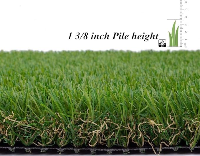 ALTRUISTIC Artificial Grass 9FTX51FT, Realistic Fake Grass Deluxe Turf - Image 2