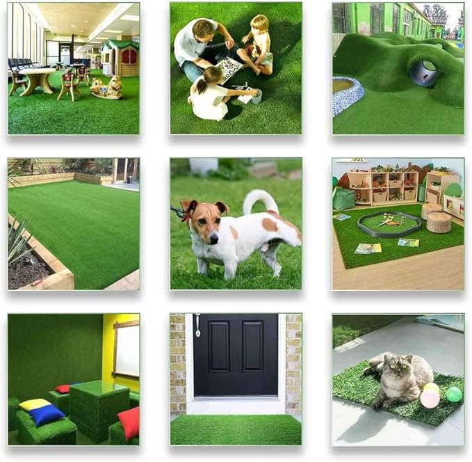 ALTRUISTIC Artificial Grass 12FTX30FT, Realistic Fake Grass Deluxe Turf - Image 6