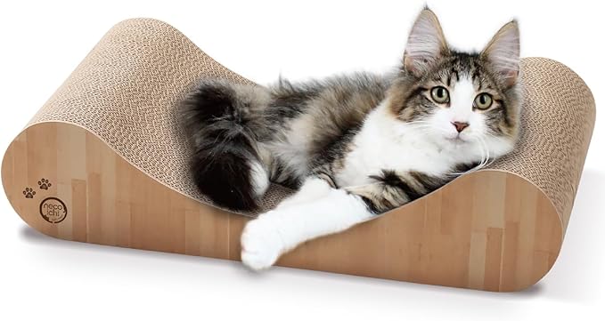 Necoichi Cardboard Cat Scratcher Bed by NECOICHI