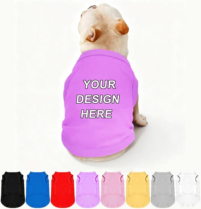 Customized Dog Shirt Custom Pet Clothes T Shirts by Plmoknijb