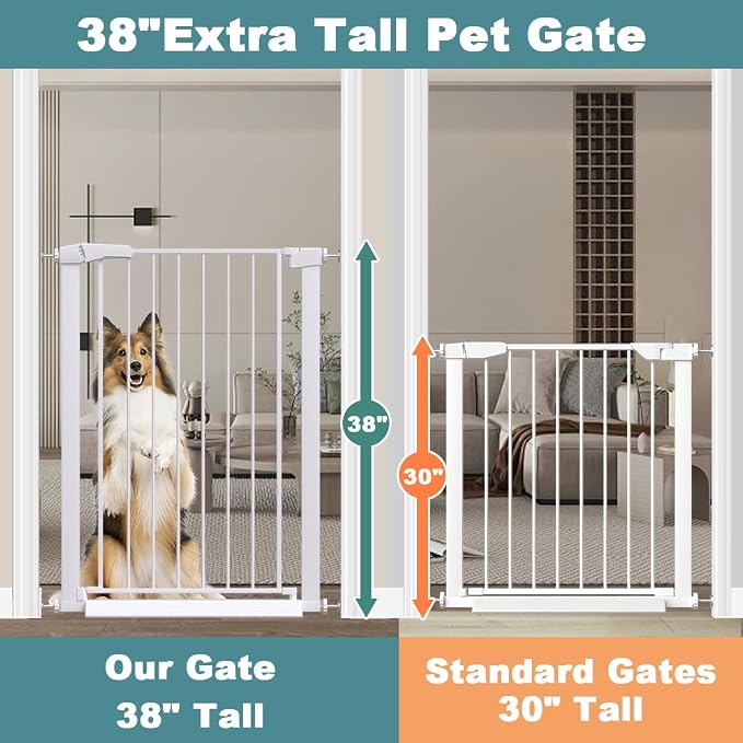 Fairy Baby 38" Extra Tall Baby Gate - Image 3