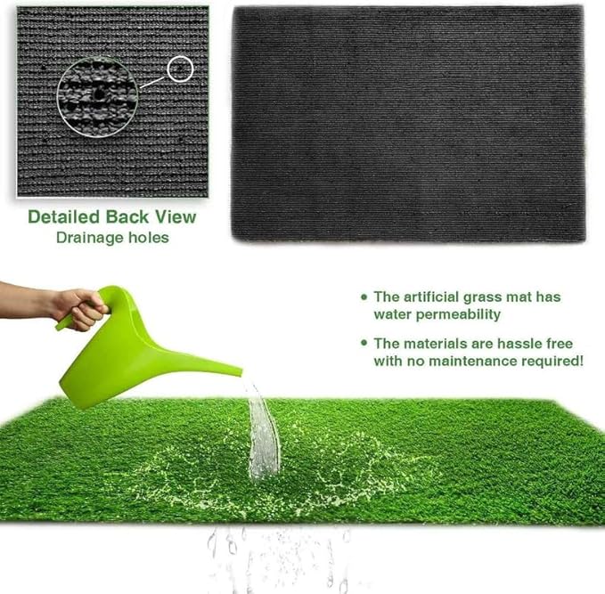 ALTRUISTIC Artificial Grass 9FTX78FT, Realistic Fake Grass Deluxe Turf - Image 5