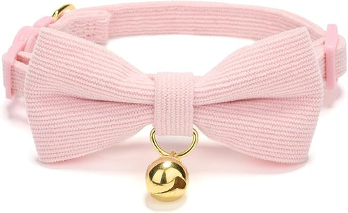 2 Pack Soft Corduroy Cat Collars - Image 2