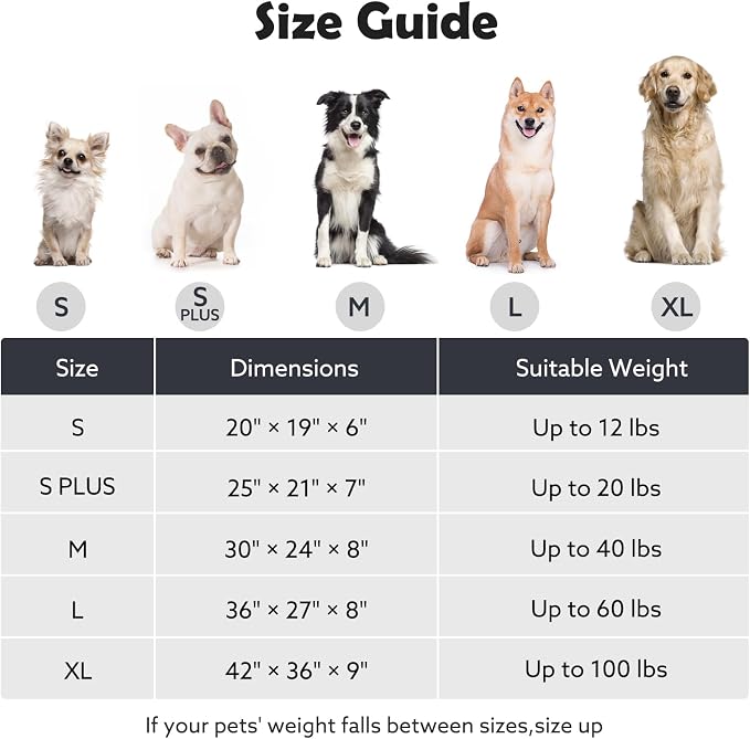 JOEJOY XL Dog Beds Large Sized Dog, Washable Orthopedic Premium Soft Corduroy - Image 5