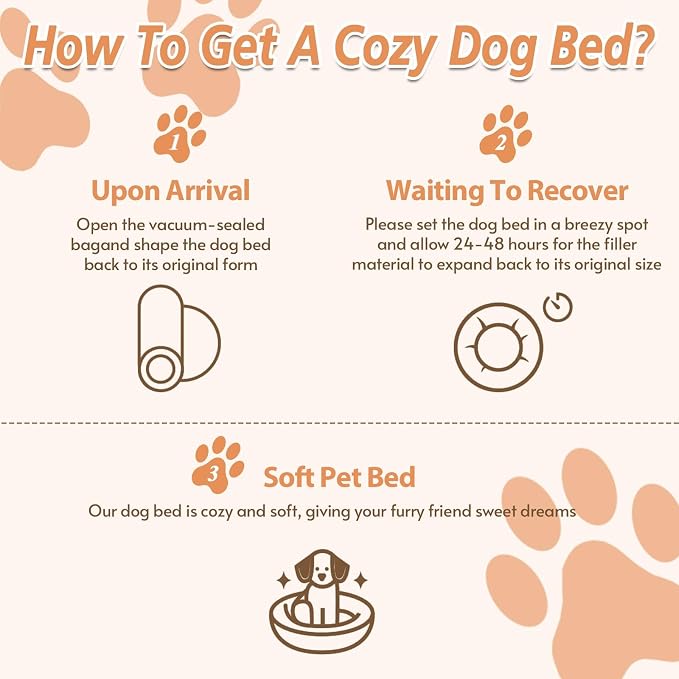 JOLLYVOGUE Calming Dog Bed for Small Dogs - Image 8