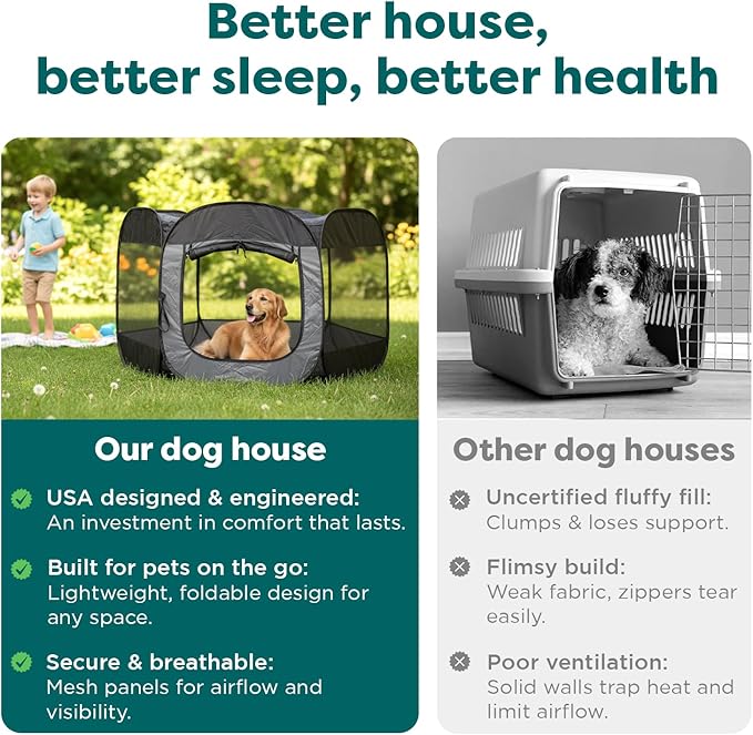 FurHaven Portable Pet Playpen for Dogs & Cats, Foldable Indoor Kitten Playpen - Image 7