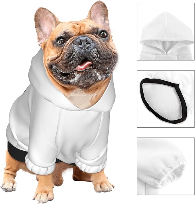 Custom Dog Hoodie Soft & Warm Design Your Own Personalized Photo Text Logo Name - Image 5