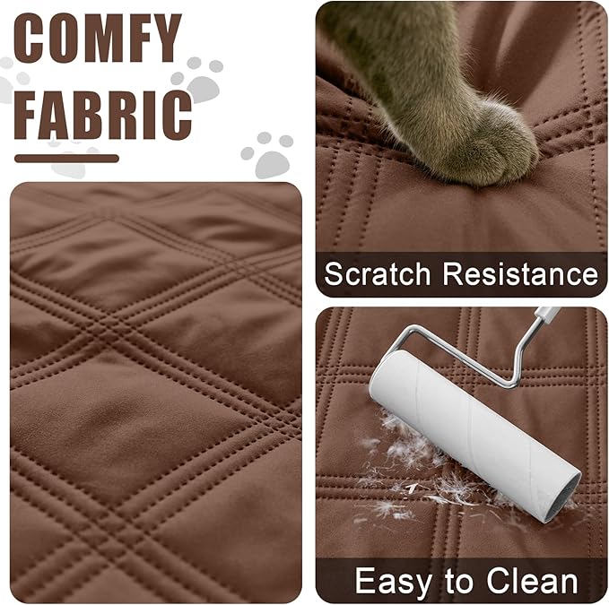 Smiry Waterproof Dog Bed Cover Blanket 82x120, Soft Reversible Pet Blanket - Image 4