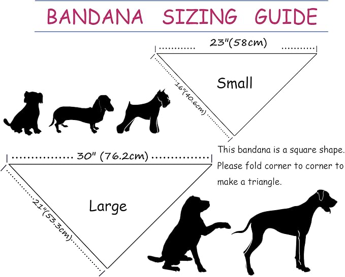 ARING PET Summer Dog Bandanas, Light Blue Flamingo Kerchief Triangle Bibs Scarf - Image 5