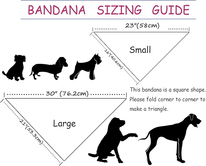 ARING PET Halloween Dog Bandanas, Cotton Purple Pumpkin Ghost Bat Floral Pet - Image 4