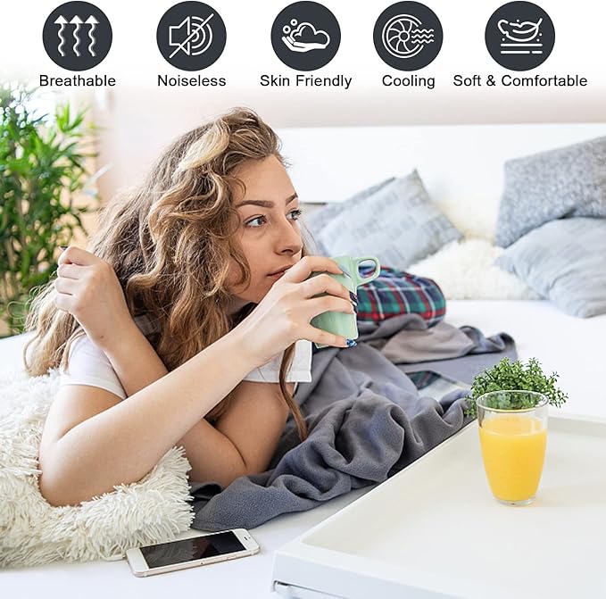Twin Mattress Protector Waterproof, Fitted Sheet Style Breathable Mattress Cover - Image 2