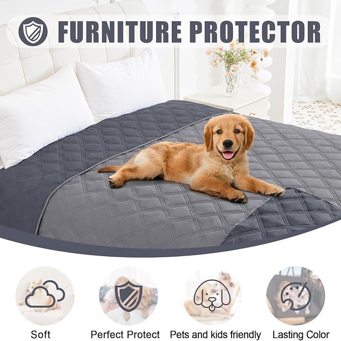 Smiry Waterproof Dog Bed Cover Blanket 30x70, Soft Reversible Pet Blanket - Image 8