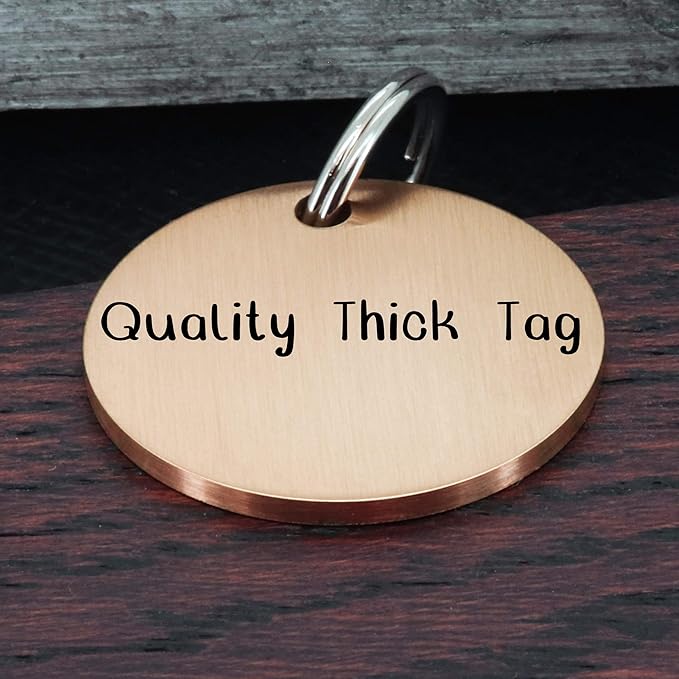 Ultra Joys Stainless Steel Dog ID Tag, Personalized Front and Back Engraving - Image 4