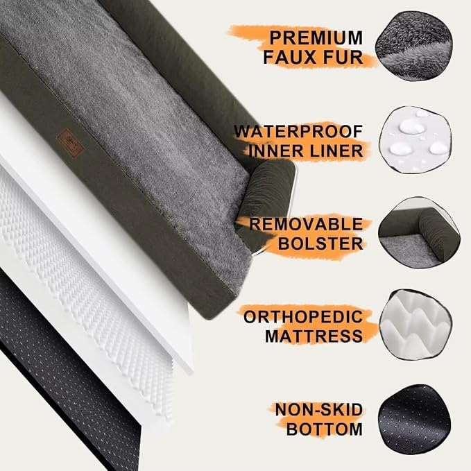 Extra Large Dog Bed-Orthopedic Waterproof XL Dog Bed - Image 5