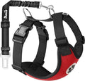 SlowTon Dog Seat Belt Harness for Car, Dog Car Harness Adjustable Mesh by SlowTon
