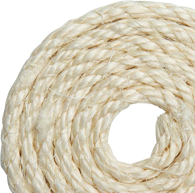 White Sisal Rope 1/4 Inch by 49-Feet - Image 8