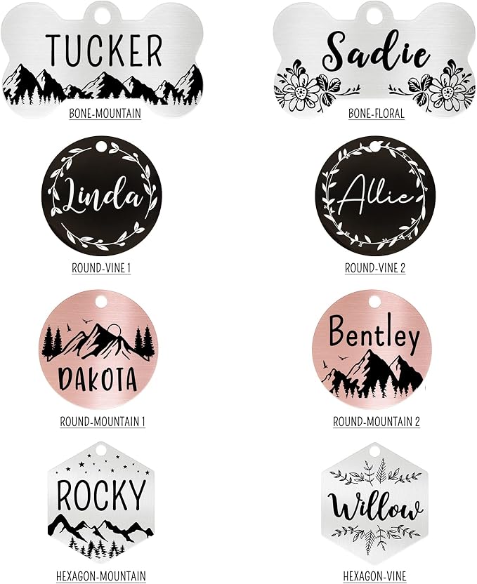 Ultra Joys Stainless Steel Dog Nametag - Image 5