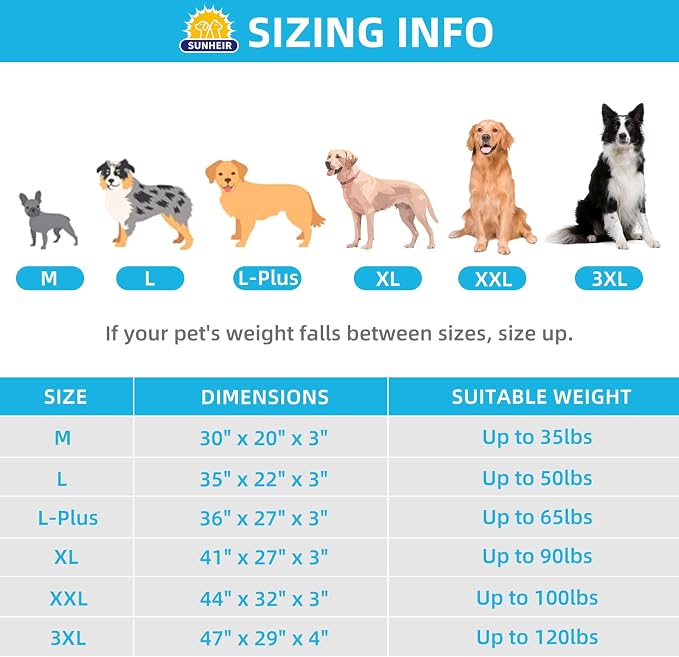 Sunheir Orthopedic Dog Bed for Large Dogs, Waterproof Deluxe Plush Dog Crate Bed - Image 6