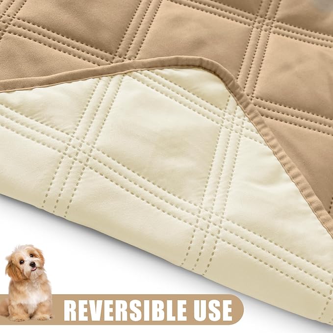 Smiry Waterproof Dog Bed Cover Blanket 68x82, Soft Reversible Pet Blanket - Image 3