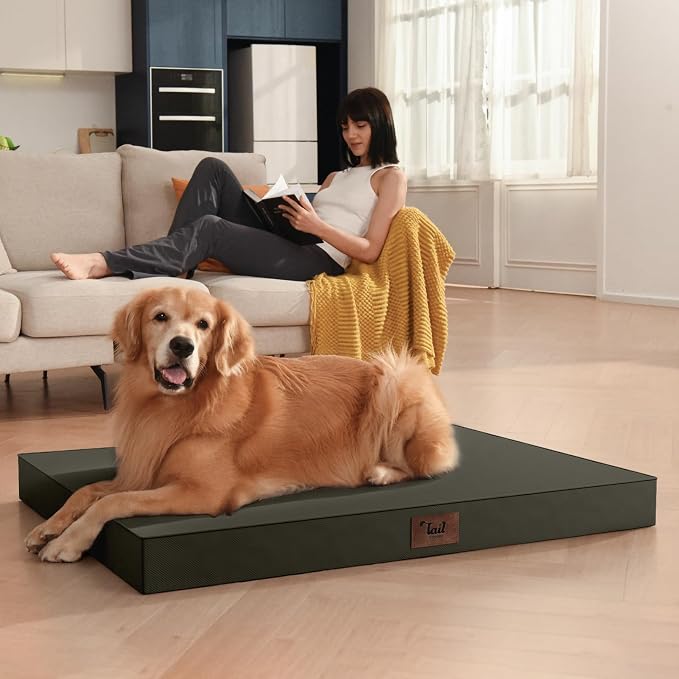 Outdoor Dog Bed for Small Dogs, Waterproof Dog Crate Bed for Medium Dogs Cats - Image 5