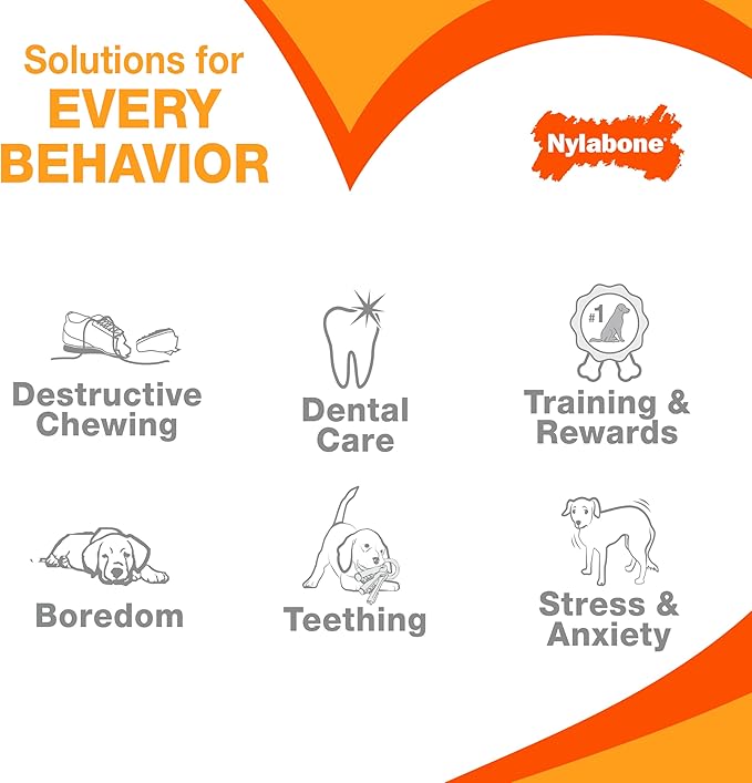 Nylabone Ergonomic Hold Wishbone Power Chew Toy - Image 9