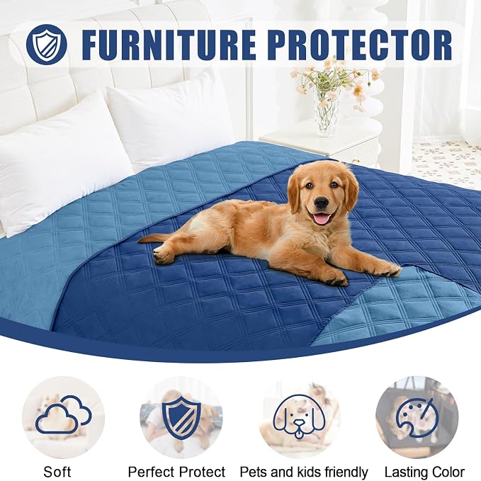 Smiry Waterproof Dog Bed Cover Blanket 40x70, Soft Reversible Pet Blanket - Image 8