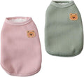 Fleece Cotton Cats & Dogs T-Shirts: Soft, Breathable & Stretchy Winter Vests by BIECWIAY