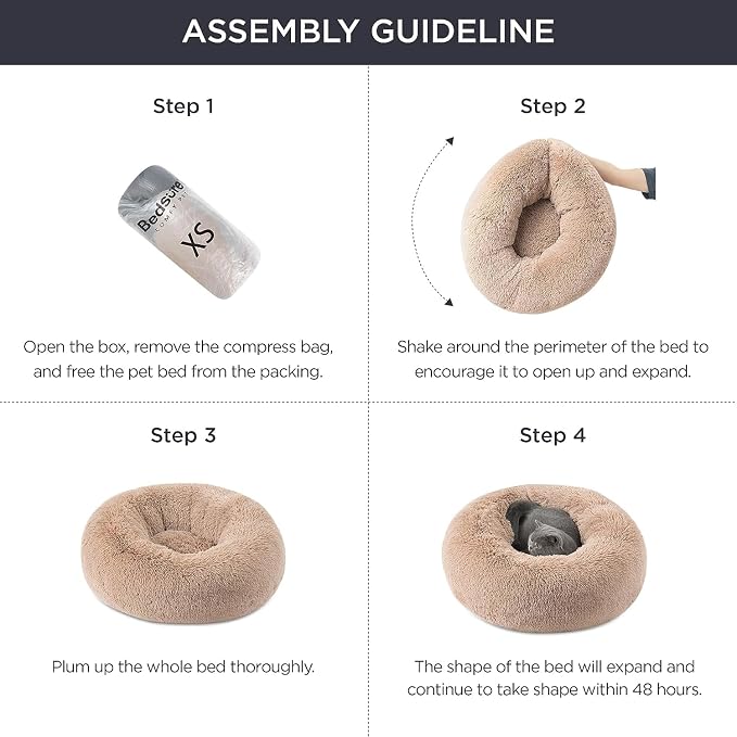 Bedsure Calming Dog Bed for Medium Dogs - Image 7