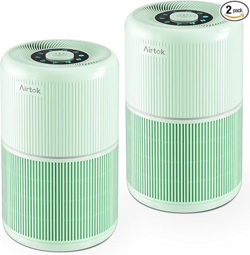 2 Pack Air Purifier for Home Bedroom by AIRTOK