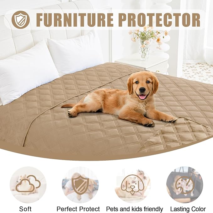 Smiry Waterproof Dog Bed Cover Blanket 40x70, Soft Reversible Pet Blanket - Image 8