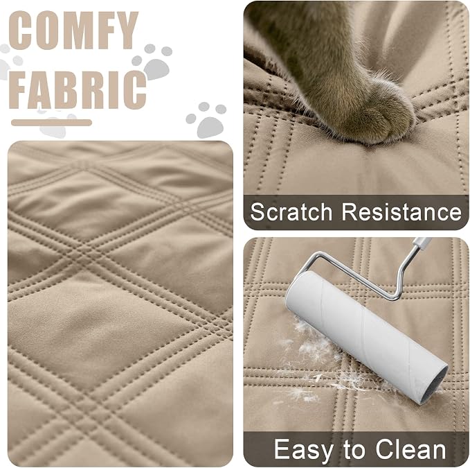 Smiry Waterproof Dog Bed Cover Blanket 52x82, Soft Reversible Pet Blanket - Image 4