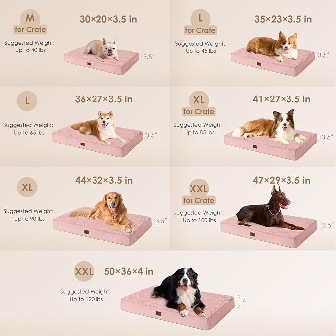 EHEYCIGA Orthopedic Dog Beds for Large Dogs - Image 2