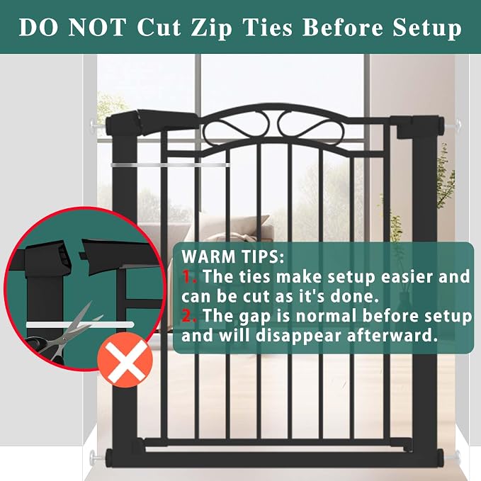 Fairy Baby 65.4"-68.1" Extra Wide Baby Gate - Image 9