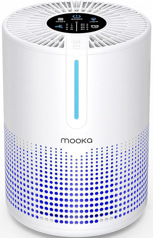 Air Purifiers for Bedroom Home 430 Sq.Ft, MOOKA H13 HEPA Filter Small Portable by MOOKA