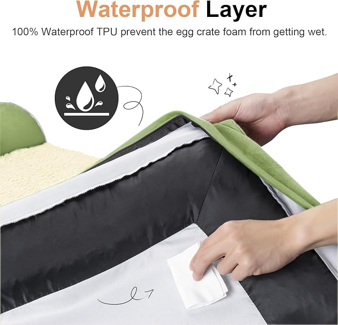 Large Dog Bed Orthopedic Washable: Beds Bolster XXL Bed Big XLarge Dogs Egg - Image 4