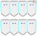 8Pack Air Ionizer for Home Negative Ion Air Purifier Plug In, Mini Filterless by QWUE