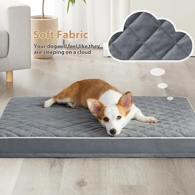 WNPETHOME Orthopedic Dog Bed for Crate, Waterproof Extra Large Dogs Bed - Image 2