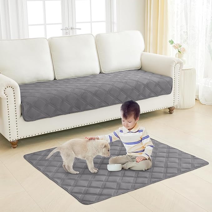 Smiry Waterproof Dog Bed Cover Blanket 82x102, Soft Reversible Pet Blanket - Image 7