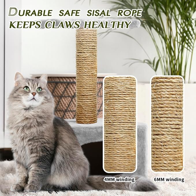 Natural Sisal Rope 1/4 Inch by 49-Feet - Image 6