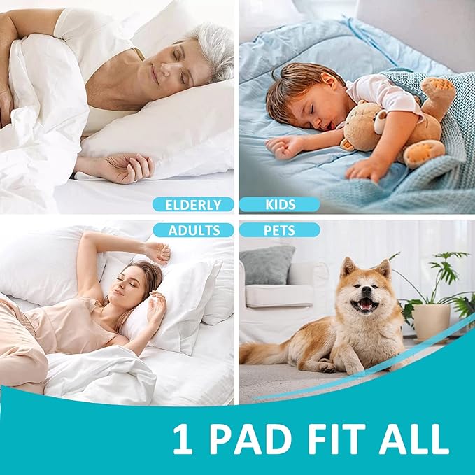 KANECH Bed Pads Washable Waterproof, Heavy Absorbency Reusable Incontinence Bed - Image 5