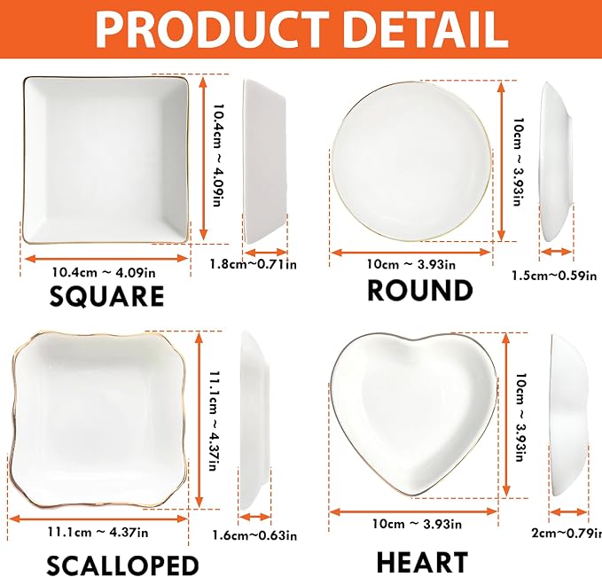 Personalized Locket Wedding Ring Dish, Custom Initial Engaged Rings Holder - Image 7