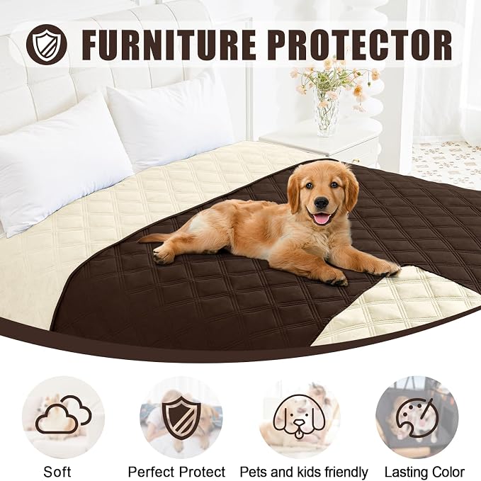 Smiry Waterproof Dog Bed Cover Blanket 30x53, Soft Reversible Pet Blanket - Image 8